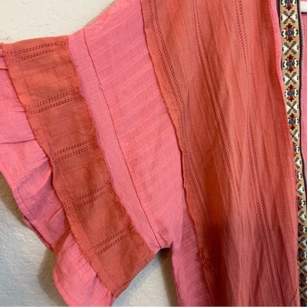 Gio Gio Embroidered Ruffle Kimono Small - Picture 4 of 4